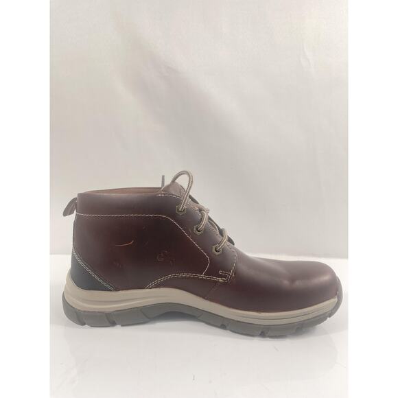 Clarks Boots Mens Size 9 Brown Leather Walpath Chukka Waterproof New Box main image 8